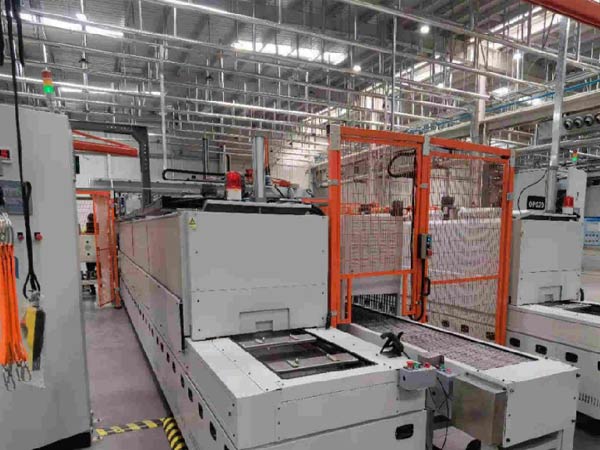 Producción de secado automático línea 1