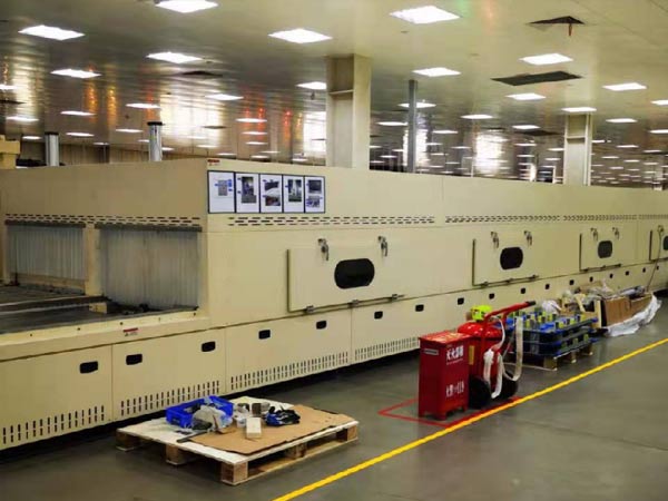 Nueva línea de producción de secado automático con batería de nueva energía