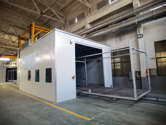 El horno de túnel de guante de Metal de pulverielimina la diferencia de Color de la pulveripor lotes